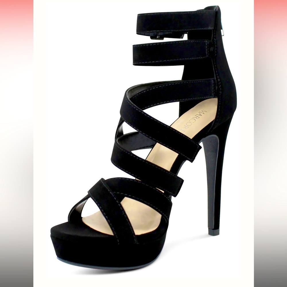 Black Strappy high heel